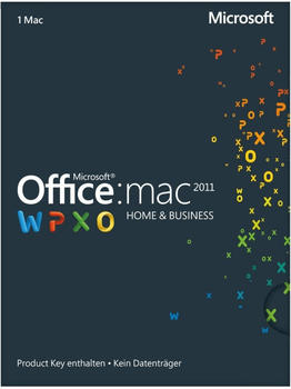 Microsoft Office 2011 Home and Business (DE) (Mac) (Box)