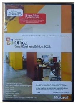 Microsoft Office Small Business 2003 SP2 DE Win