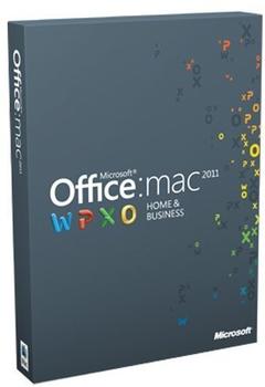 Microsoft Office Home and Business 2011 2 User DE Mac