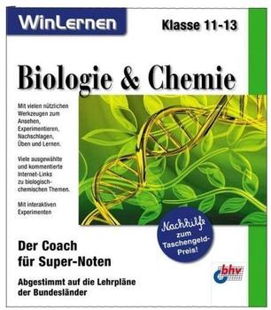 bhv Software Biologie & Chemie, Klasse 11-13, 1 CD-ROM Der Coach für Super-Noten. Abgestimmt auf die Lehrpläne der Bundesländer. Für Windows 95/98/ME/XP