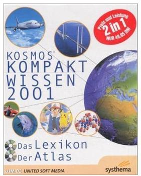 United Soft Media Verlag Kosmos Kompaktwissen 2001 (Lexikon und Atlas). 2 CD- ROM für Windows 95/98.