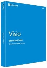 Microsoft Visio 2016 Standard (FR) (Win) (PKC)