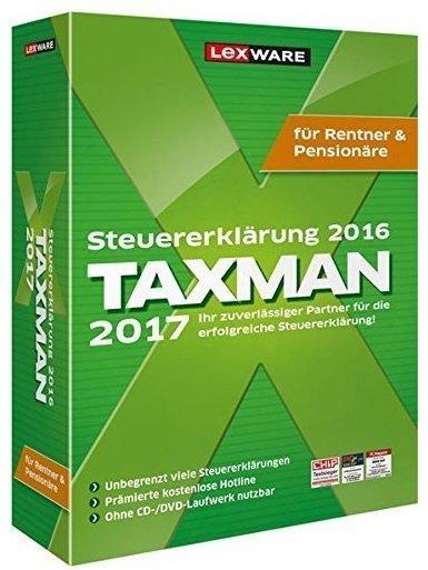 Lexware Taxman 2017 für Rentner & Pensionäre, DVD-ROM