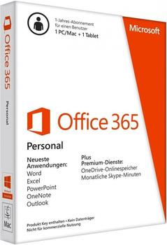 Microsoft Office 365 Personal (1 User) (DE) (ESD)