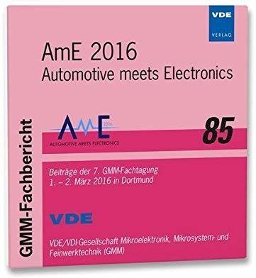Vde-Verlag GMM-Fb. 85: AmE 2016, 1 CD-ROM