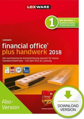 Lexware financial office 2018 plus handwerk (Jahresabo) (ESD)