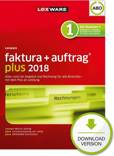 Lexware Faktura + Auftrag 2018 Plus (Jahresabo) (ESD)