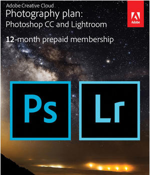 Adobe Creative Cloud Photography Plan: Photoshop CC and Lightroom ESD DE Win Mac