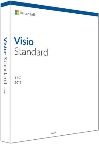 Microsoft Visio 2019 Standard (DE) (PKC)