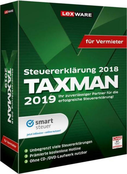 Lexware TAXMAN 2019 für Vermieter (Box)