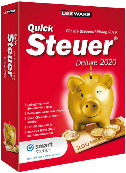 Lexware QuickSteuer 2020 Deluxe (Box)