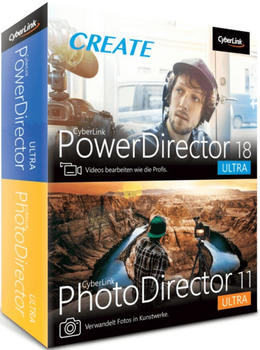 CyberLink PowerDirector 18 Ultra & PhotoDirector 11 Ultra (Box)