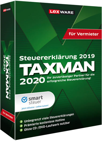 Lexware Taxman 2020 Vermieter (Box)
