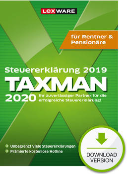 Lexware Taxman 2020 Rentner/Pensionäre (Download)