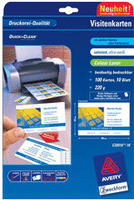Avery Zweckform C32016-10, AVERY Zweckform Quick & Clean Visitenkarten,...