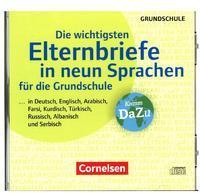 Cornelsen Verlag Die wichtigsten Elternbriefe in neun Sprachen für die Grundschule, CD-ROM