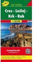 Cres - LoSinj - Krk - Rab Top 10 Tips Autokarte 1:100.000