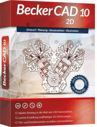 Markt + Technik Markt & Technik Becker CAD 10 2D Vollversion, 1 Lizenz Windows