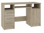 expedo schreibtisch jana 124x74x50, sonoma eiche