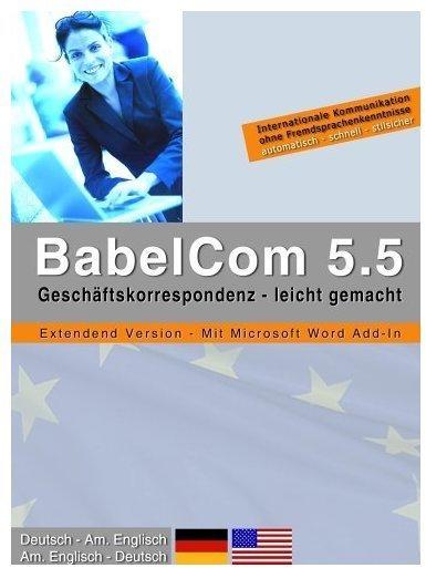 BabelCom 5.5 Extended Deutsch-Englisch US (PC+M