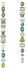 Swarovski Gema Drop-Ohrhänger (5657390) grün