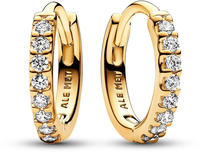 Pandora 263015C01 Damen-Ohrringe Creolen Funkelnde Umarmung Goldfarben