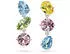 Swarovski Gema Drop-Ohrhänger Asymmetrisches Design (5692406)