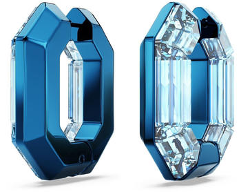 Swarovski Lucent Kreolen Achteckform Klein blau