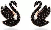 Swarovski Ohrstecker Iconic 5684608 - ros&eacute;gold, schwarz