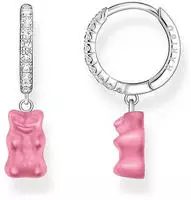THOMAS SABO Single-Creole "THOMAS SABO x HARIBO Schmuck: Einzel-Creole mit Goldb&auml;r"