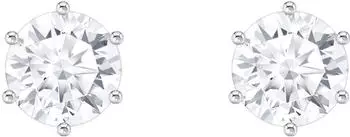 Thomas Sabo Ohrstecker mit gro&szlig;em Stein Silber (H2300-051) wei&szlig;
