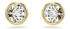 Swarovski Imber Ohrstecker Rundschliff Weiß Goldlegierungsschicht (5681552)