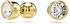 Swarovski Imber Ohrstecker Rundschliff Weiß Goldlegierungsschicht (5681552)
