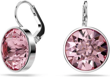 Swarovski Bella Drop-Ohrh&auml;nger Rundschliff Rosa Rhodiniert (5724290)