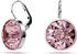 Swarovski Bella Drop-Ohrhänger Rundschliff Rosa Rhodiniert (5724290)