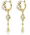 Swarovski Imber Drop-Ohrhänger Rundschliff Weiß Metallmix (5680097)