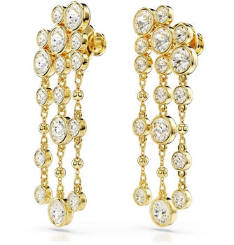 Swarovski Imber Drop-Ohrhänger Rundschliff Chandelier Weiß Goldlegierungsschicht (5680093)