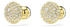 Swarovski Sublima Ohrstecker Weiß Goldlegierungsschicht
