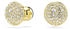 Swarovski Sublima Ohrstecker Weiß Goldlegierungsschicht