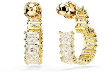 Swarovski Matrix Kreolen Baguette-Schliff Herz Klein Weiß Goldlegierungsschicht (5693512)
