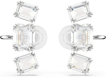 Swarovski Millenia Ohrclips Oktagon-Schliff Wei&szlig; Rhodiniert (5701274)