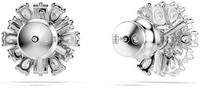 Swarovski Idyllia Ohrstecker Verschiedene Schliffe Schneeflocke Weiß Rhodiniert (5691483)