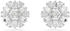 Swarovski Idyllia Ohrstecker Verschiedene Schliffe Schneeflocke Weiß Rhodiniert (5691483)