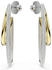 Swarovski Hyperbola Kreolen Rundschliff Mittel Weiß Metallmix (5702400)