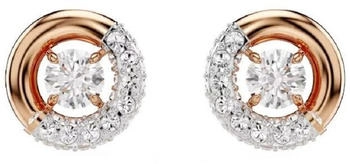 Swarovski Dextera Ohrstecker Rundschliff Weiß Roségold-Legierungsschicht (5692258)