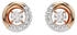 Swarovski Dextera Ohrstecker Rundschliff Weiß Roségold-Legierungsschicht (5692258)