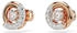 Swarovski Dextera Ohrstecker Rundschliff Weiß Roségold-Legierungsschicht (5692258)