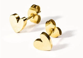 PURELEI Tiny Heart Ohrringe gold