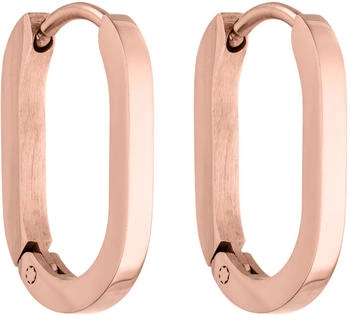 PURELEI Charming Creole Ohrringe ros&eacute;gold