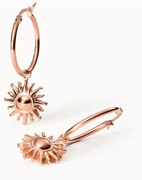 PURELEI Sun Ohrring ros&eacute;gold